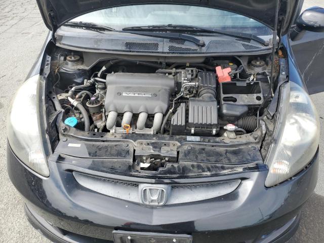 JHMGD38677S062585 - 2007 HONDA FIT S BLACK photo 11