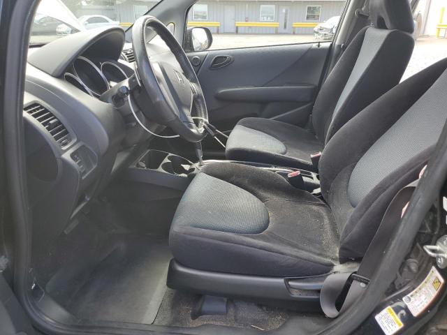 JHMGD38677S062585 - 2007 HONDA FIT S BLACK photo 7