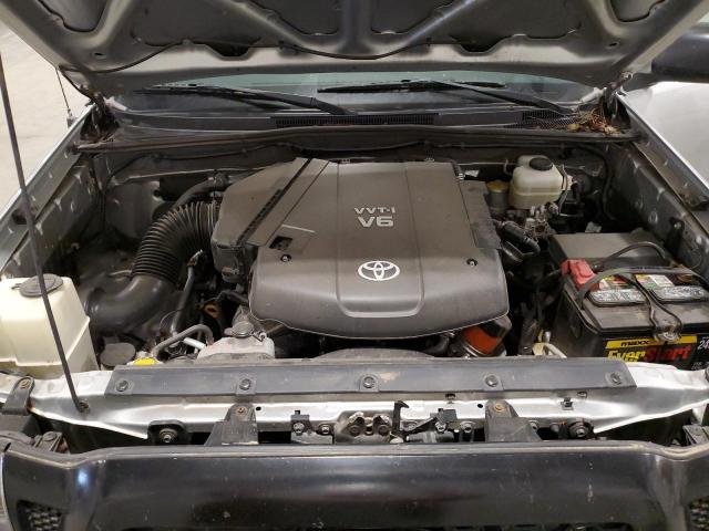 5TFUU4EN6BX015081 - 2011 TOYOTA TACOMA ACCESS CAB SILVER photo 11