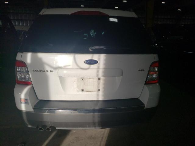 1FMDK02WX8GA29808 - 2008 FORD TAURUS X SEL WHITE photo 6