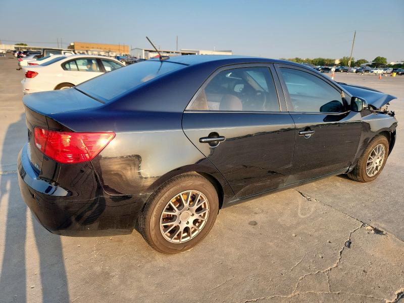 KNAFU4A23D5680679 - 2013 KIA FORTE EX BLACK photo 3