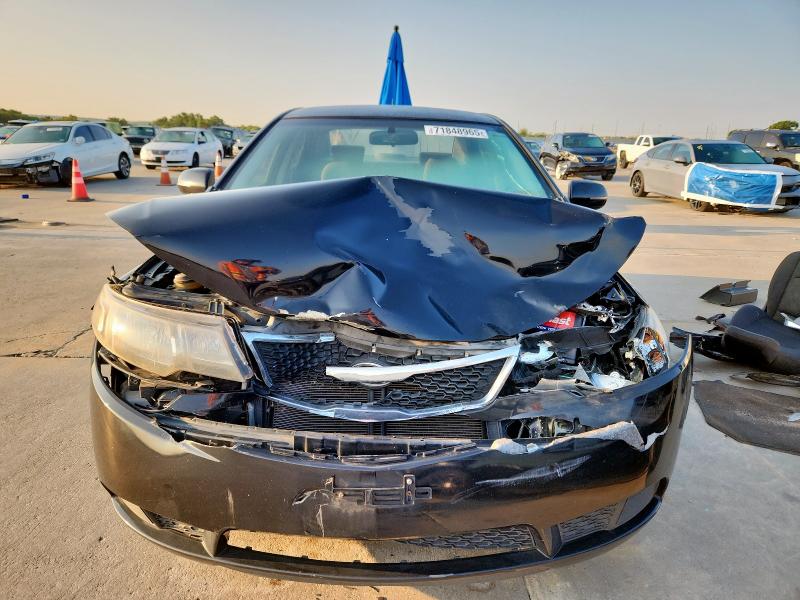 KNAFU4A23D5680679 - 2013 KIA FORTE EX BLACK photo 5