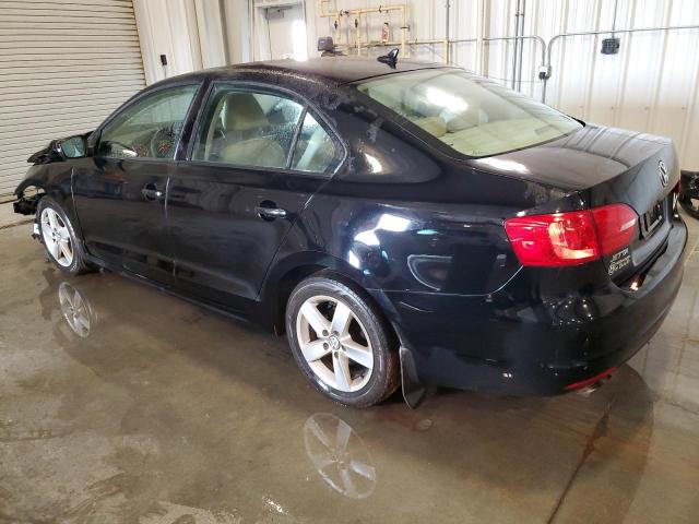 3VWLL7AJ5BM102427 - 2011 VOLKSWAGEN JETTA TDI BLACK photo 2