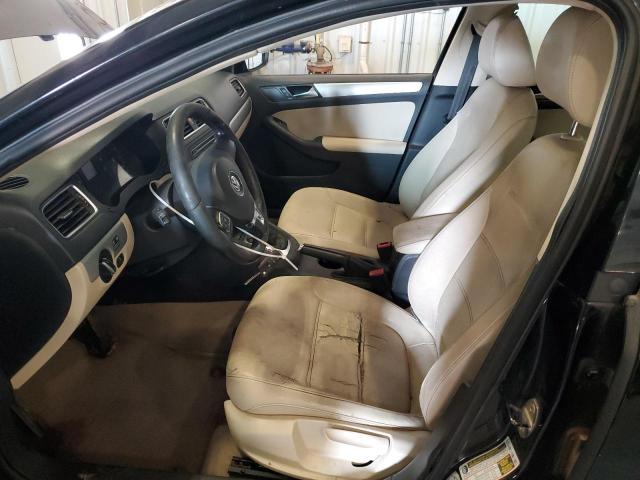 3VWLL7AJ5BM102427 - 2011 VOLKSWAGEN JETTA TDI BLACK photo 7