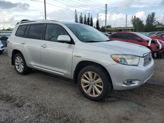 JTEEW44A782001589 - 2008 TOYOTA HIGHLANDER HYBRID LIMITED SILVER photo 4