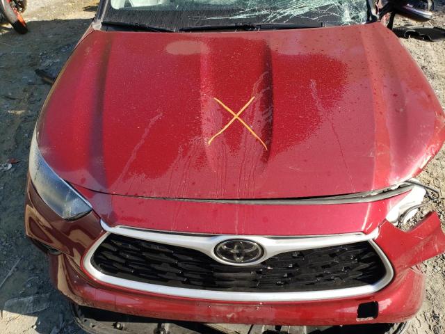 5TDGZRAH6LS503224 - 2020 TOYOTA HIGHLANDER XLE წითელი ფოტო 11