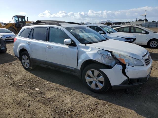 4S4BRBGCXC3263475 - 2012 SUBARU OUTBACK 2.5I PREMIUM WHITE photo 4