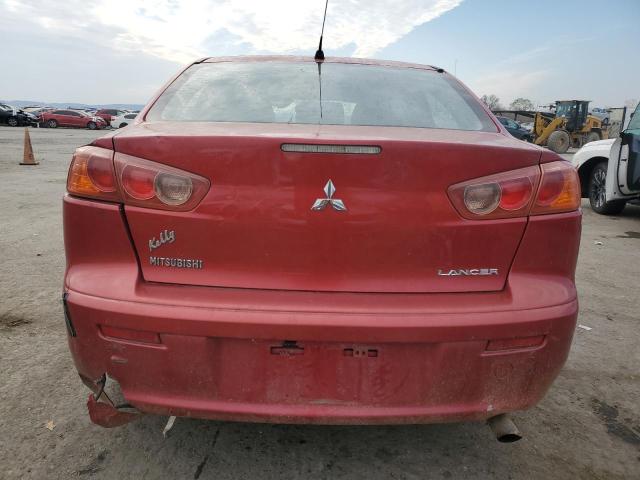 JA3AU26U99U022436 - 2009 MITSUBISHI LANCER ES/ES SPORT RED photo 6