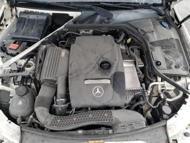 55SWF4KB7HU219256 - 2017 MERCEDES-BENZ C 300 4MATIC WHITE photo 11