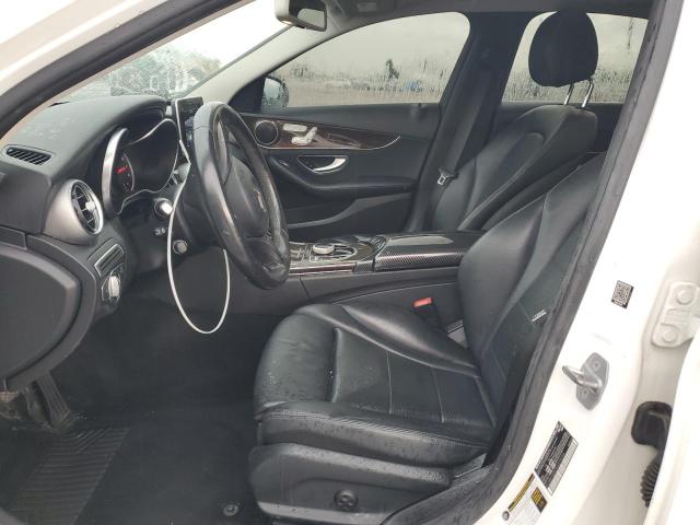 55SWF4KB7HU219256 - 2017 MERCEDES-BENZ C 300 4MATIC WHITE photo 7