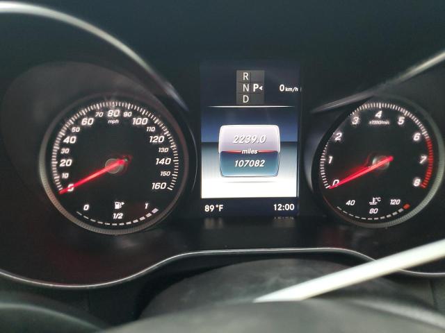 55SWF4KB7HU219256 - 2017 MERCEDES-BENZ C 300 4MATIC WHITE photo 9