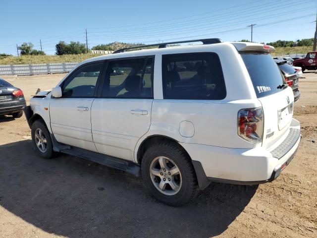 2HKYF18687H531833 - 2007 HONDA PILOT EXL WHITE photo 2