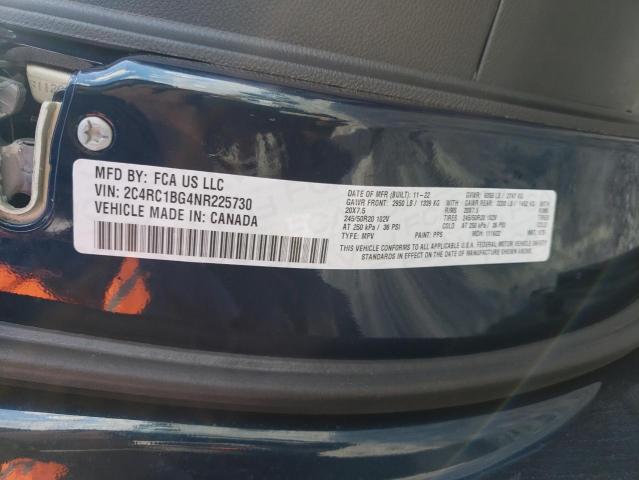 2C4RC1BG4NR225730 - 2022 CHRYSLER PACIFICA TOURING L 蓝色 照片 13