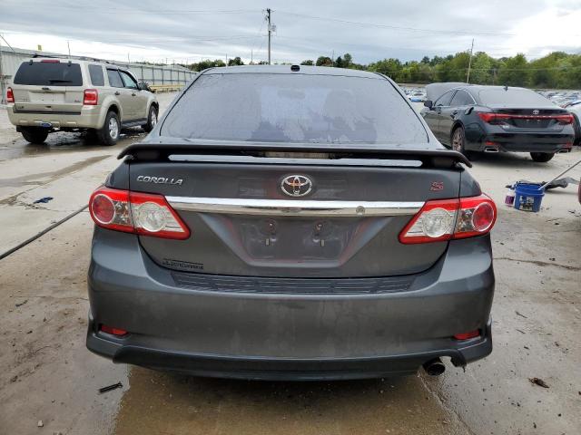 2T1BU4EE3CC898712 - 2012 TOYOTA COROLLA BASE GRAY photo 6