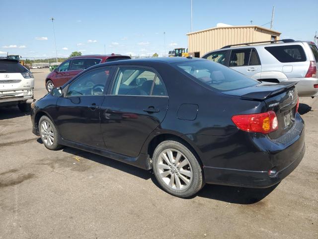 2T1BU4EE9AC454084 - 2010 TOYOTA COROLLA BASE Schwarz Foto 2