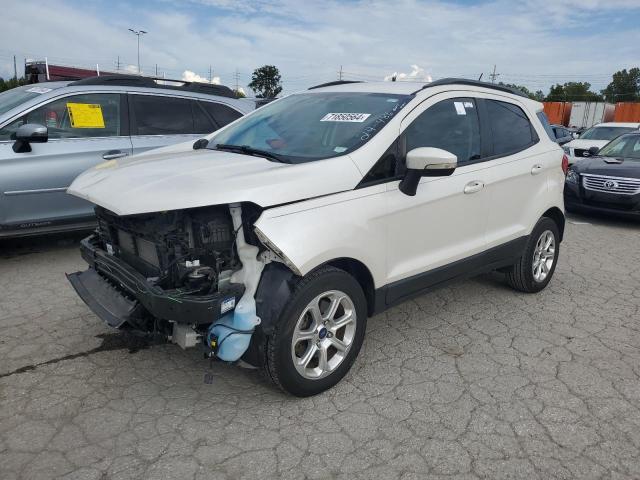 MAJ3P1TE3JC202455 - 2018 FORD ECOSPORT SE WHITE photo 1