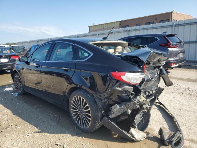 3FA6P0H97HR141271 - 2017 FORD FUSION SE BLACK photo 2