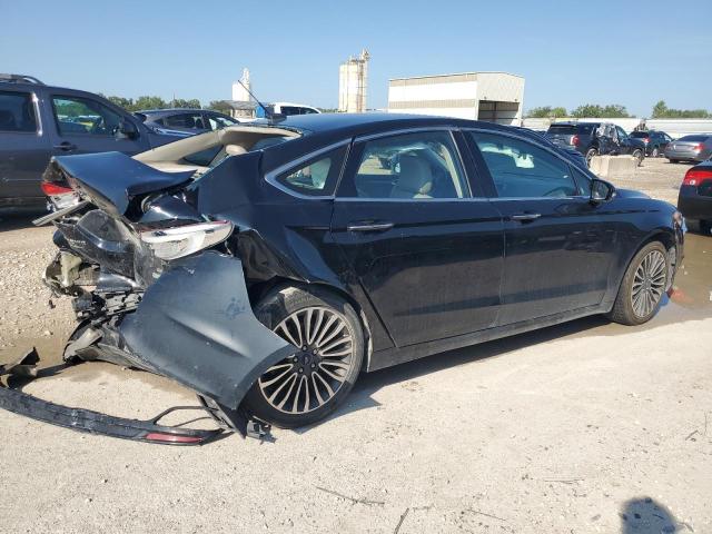 3FA6P0H97HR141271 - 2017 FORD FUSION SE BLACK photo 3