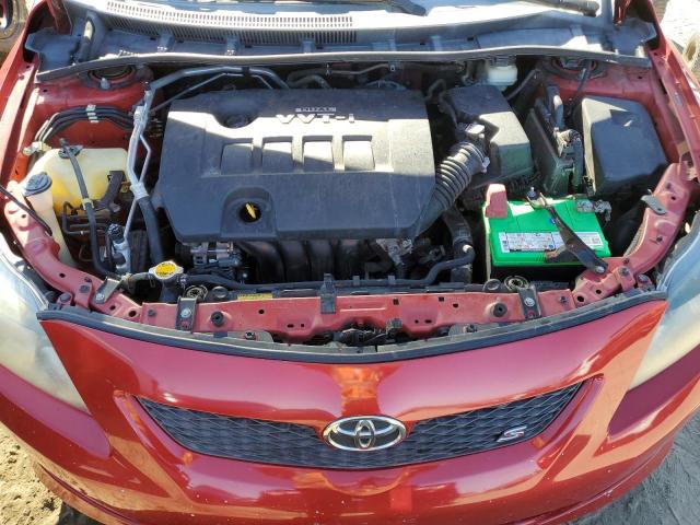 2T1BU4EE6AC517206 - 2010 TOYOTA COROLLA BASE 红色 照片 11