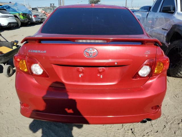 2T1BU4EE6AC517206 - 2010 TOYOTA COROLLA BASE 红色 照片 6