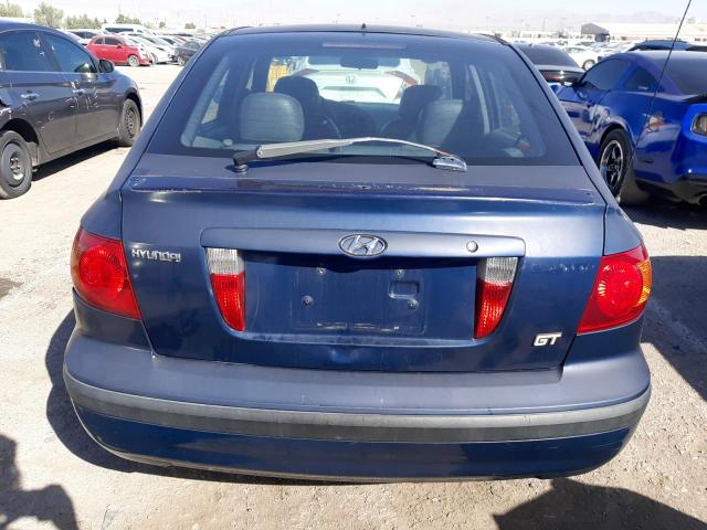 KMHDN55D83U095637 - 2003 HYUNDAI ELANTRA GLS BLUE photo 6