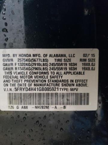 5FRYD4H41GB005921 - 2016 ACURA MDX TECHNOLOGY GRAY photo 13