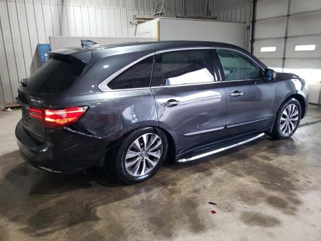 5FRYD4H41GB005921 - 2016 ACURA MDX TECHNOLOGY GRAY photo 3