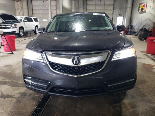 5FRYD4H41GB005921 - 2016 ACURA MDX TECHNOLOGY GRAY photo 5