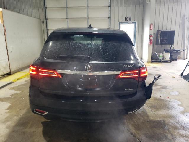 5FRYD4H41GB005921 - 2016 ACURA MDX TECHNOLOGY GRAY photo 6