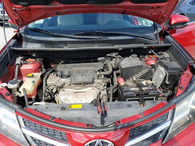 2T3RFREV0EW175348 - 2014 TOYOTA RAV4 XLE MAROON photo 12