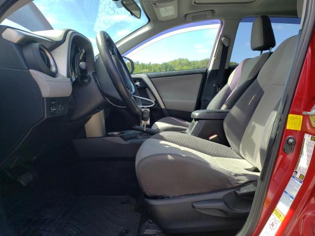 2T3RFREV0EW175348 - 2014 TOYOTA RAV4 XLE MAROON photo 7