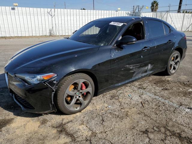 ZARFAEDN8J7589422 - 2018 ALFA ROMEO GIULIA Q4 BLACK photo 1