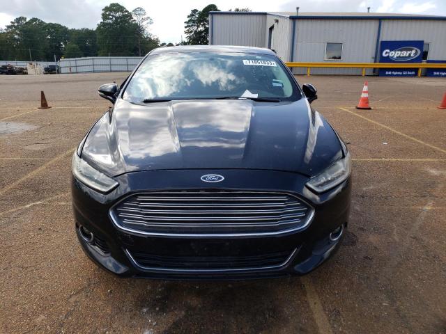 3FA6P0K97ER102801 - 2014 FORD FUSION TITANIUM BLACK photo 5