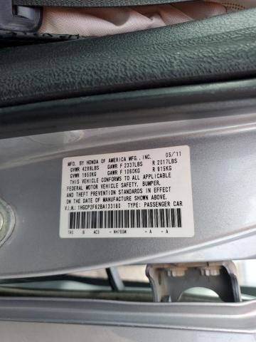 1HGCP2F62BA133180 - 2011 HONDA ACCORD SE SILVER photo 12