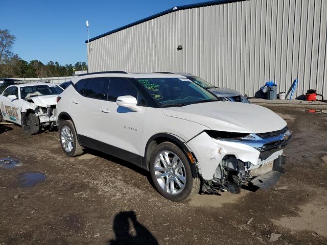 3GNKBDRS1NS123439 - 2022 CHEVROLET BLAZER 3LT WHITE photo 4