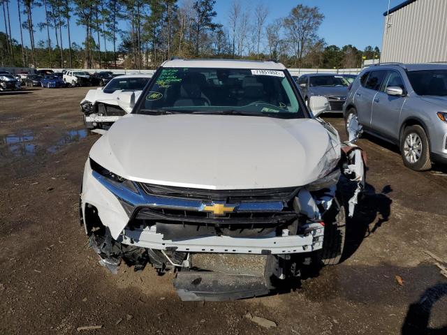 3GNKBDRS1NS123439 - 2022 CHEVROLET BLAZER 3LT WHITE photo 5