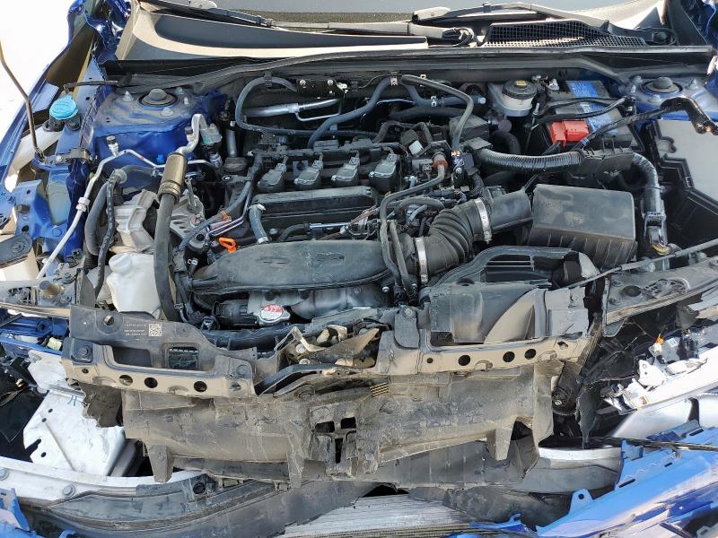 2HGFE1F78NH320578 - 2022 HONDA CIVIC EX BLUE photo 11