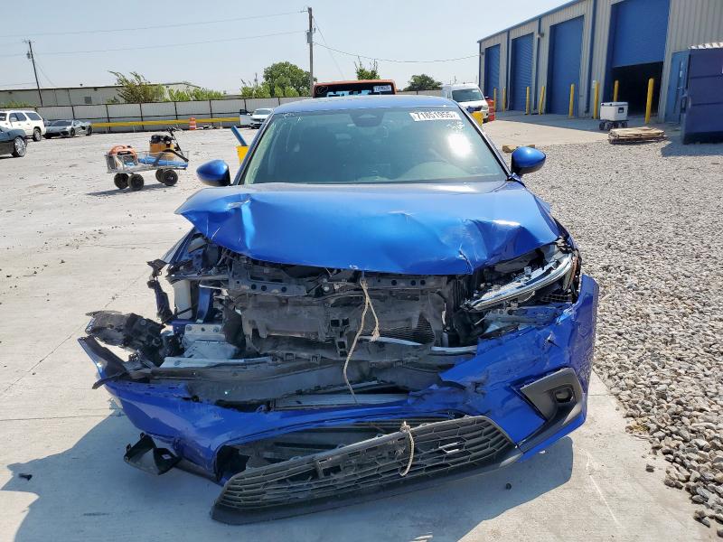 2HGFE1F78NH320578 - 2022 HONDA CIVIC EX BLUE photo 5