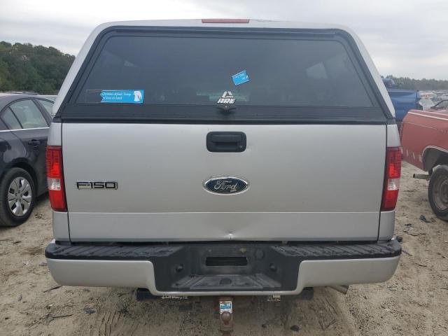 1FTRX12W28FB62019 - 2008 FORD F150 SILVER photo 6