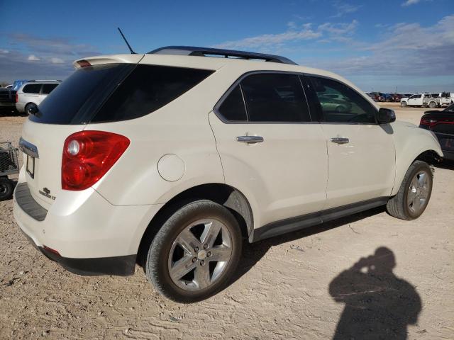 1GNALDEK5EZ106936 - 2014 CHEVROLET EQUINOX LTZ WHITE photo 3