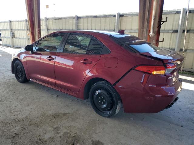 JTDEPMAE9NJ211816 - 2022 TOYOTA COROLLA LE RED photo 2