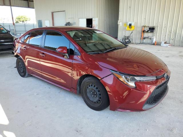 JTDEPMAE9NJ211816 - 2022 TOYOTA COROLLA LE RED photo 4