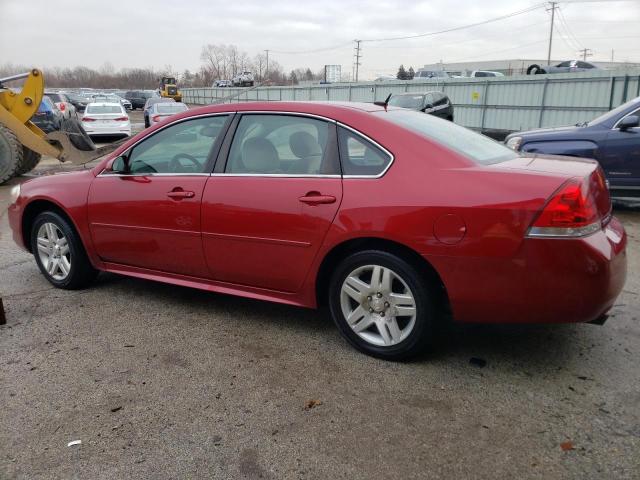 2G1WB5E34F1144497 - 2015 CHEVROLET IMPALA LIM RED photo 2