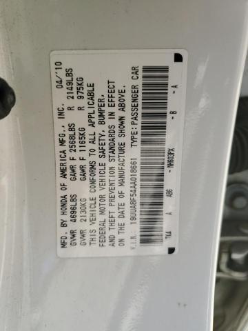 19UUA8F54AA018661 - 2010 ACURA TL 白色 照片 12