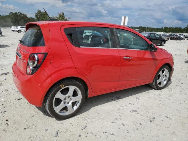 1G1JE6SB1F4123145 - 2015 CHEVROLET SONIC LTZ RED photo 3