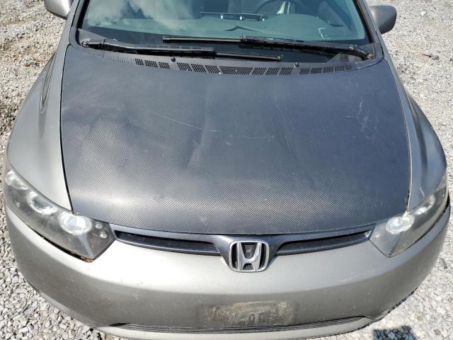2HGFG12847H552512 - 2007 HONDA CIVIC EX GRAY photo 11