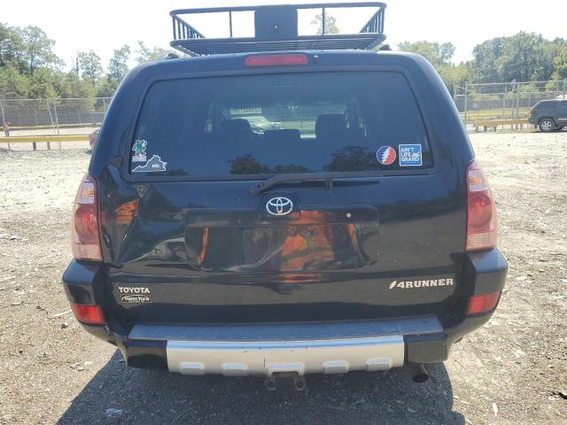JTEBU14R148020501 - 2004 TOYOTA 4RUNNER SR5 BLACK photo 6