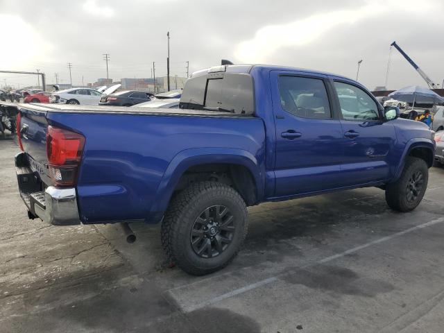 3TMAZ5CN4NM179095 - 2022 TOYOTA TACOMA DOUBLE CAB BLUE photo 3