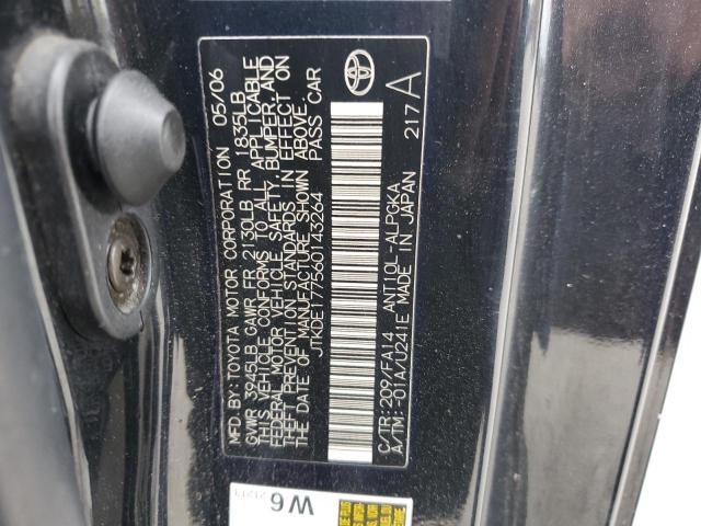 JTKDE177560143264 - 2006 TOYOTA SCION TC 石墨色 照片 12