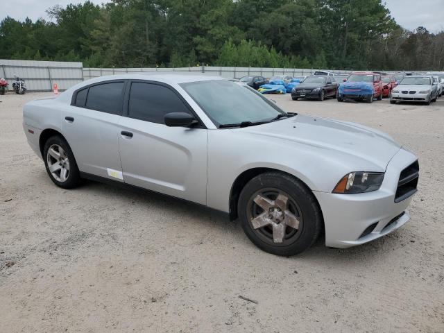 2C3CDXAGXEH318981 - 2014 DODGE CHARGER POLICE SILVER photo 4